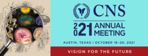 Illustration promoting CNS 2021 Annual Meeting-Vision for the Future, Austin Texas, October 16-20, 2021
