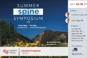 July 13–16, 2023 | Summer Spine Symposium with Cedars Spine at Cedars Sinai and Och Spine Hospital at NewYork-Presbyterian | Park City, UT